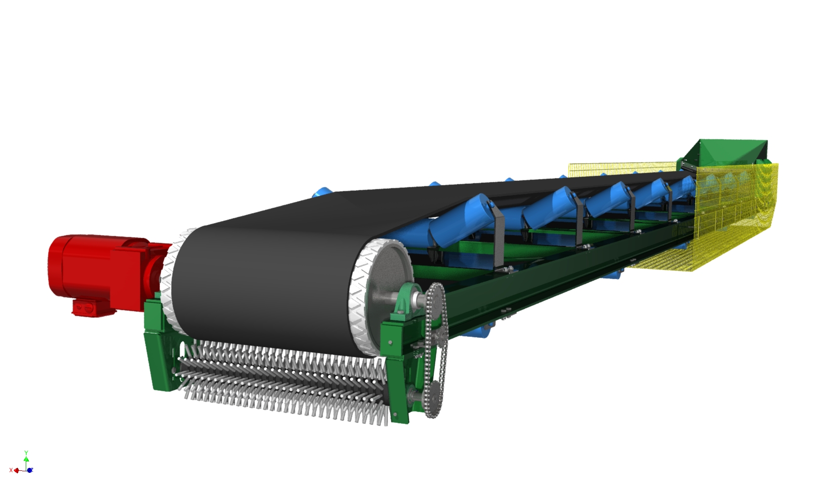 【B18】【STP】【Inventor】【转】槽式皮带输送机